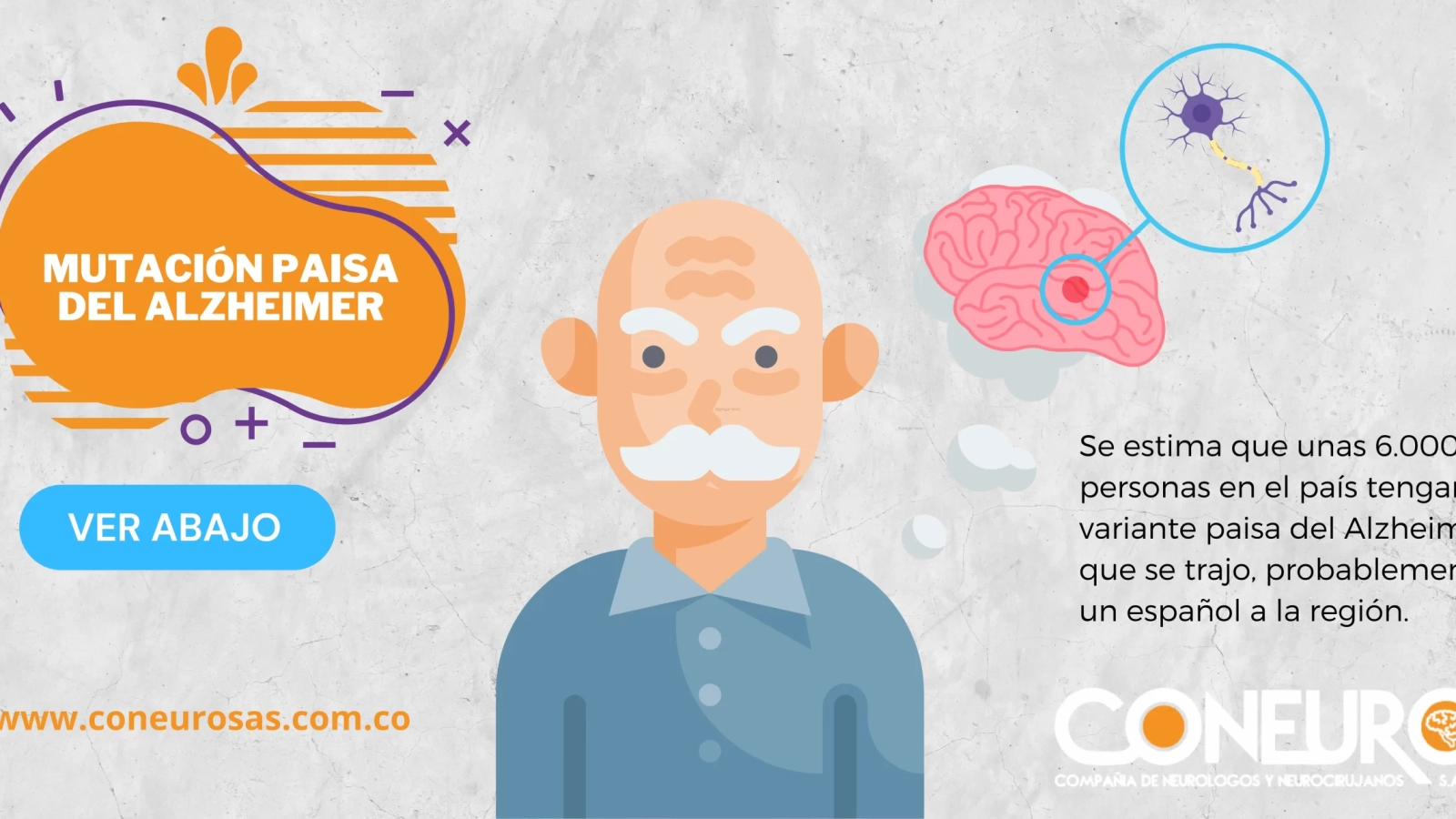 Se estima que unas 6.000 personas en el país tengan la variante paisa del Alzheimer, que se trajo, probablemente, un español a la región.